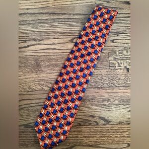 Ermenegildo Zegna Silk Tie Coffee Work